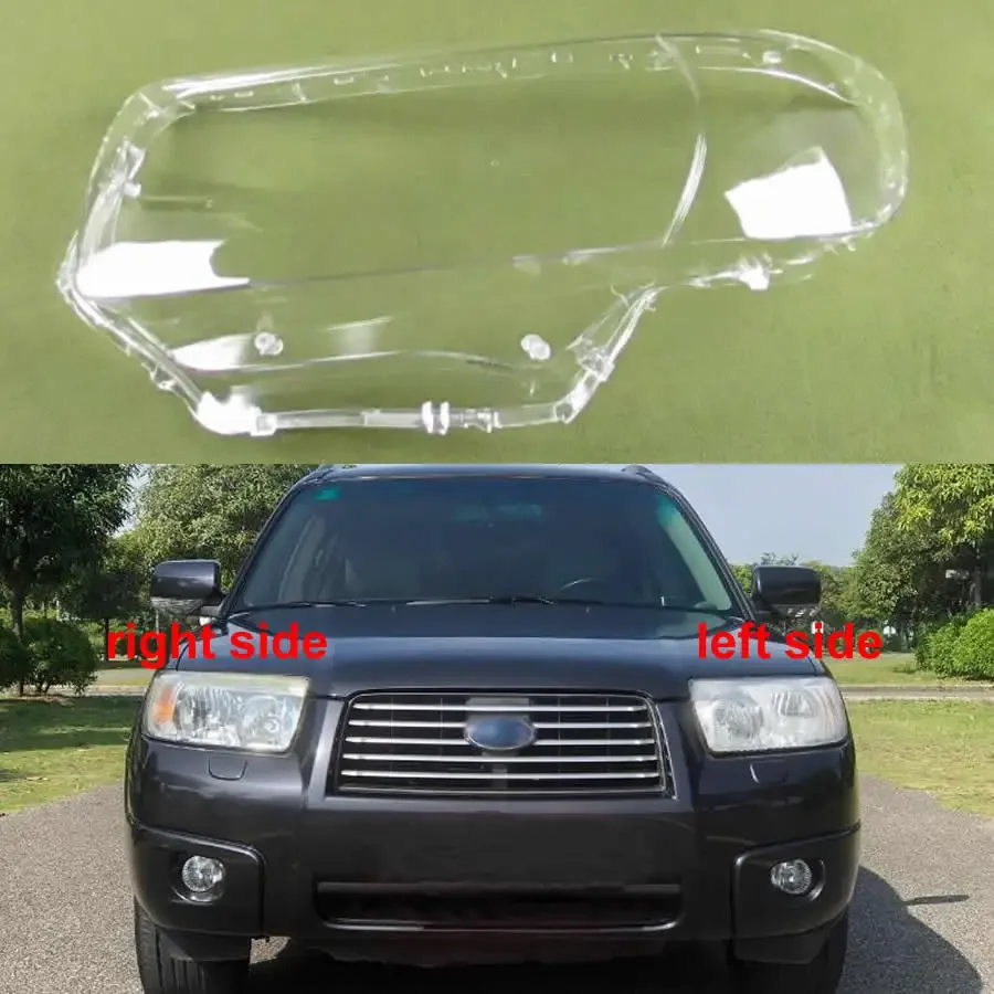 

For Subaru Forester 2006 2007 Headlamp Cover Transparent Shade Lamp Headlight Shell Lens Plexiglass Replace Original Lampshade