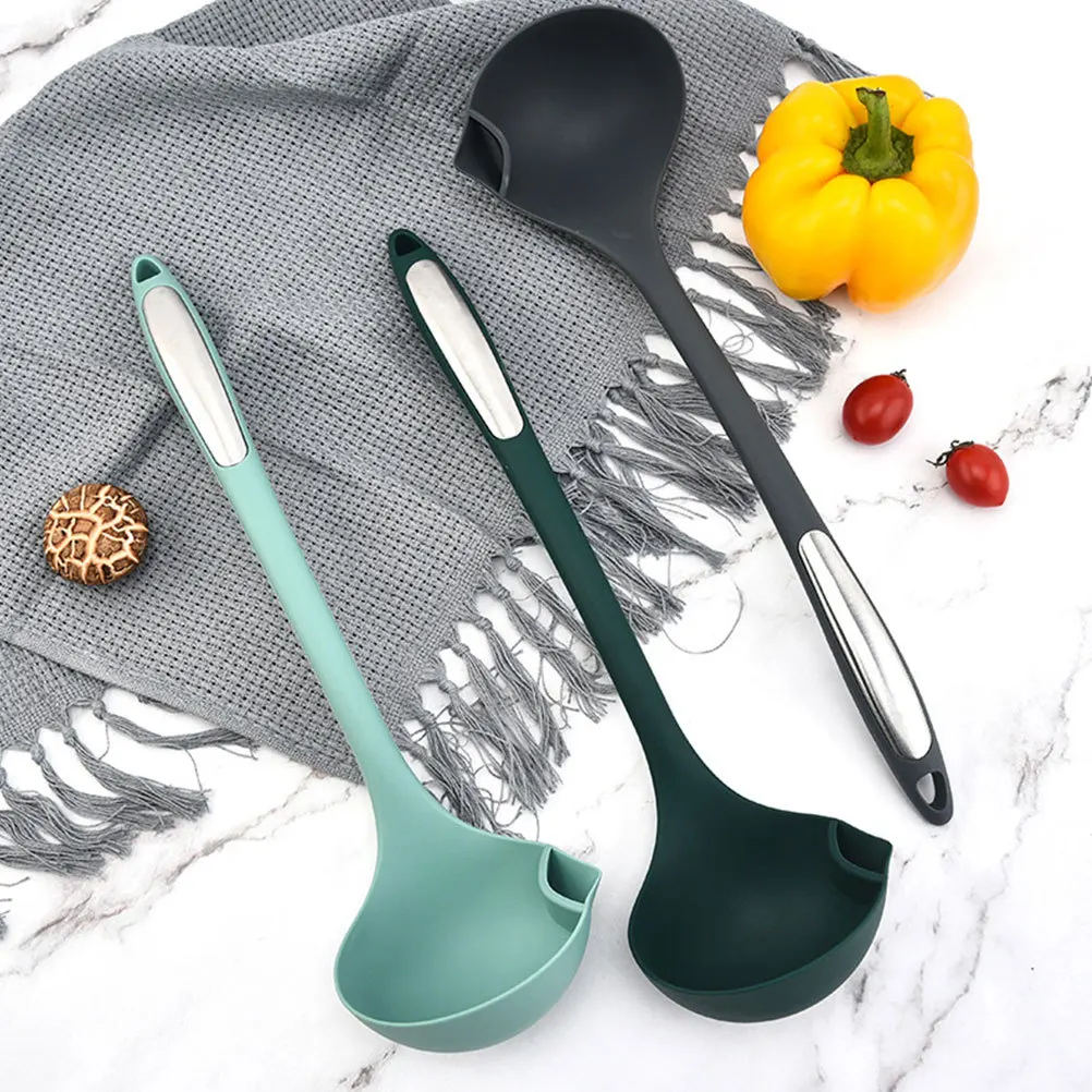 

1Set Heat Resistant Silicone Spatula Set Nonstick Cooking Shovel Smooth Edges Ergonomic Design Kitchen Gadget Silicone Spatula