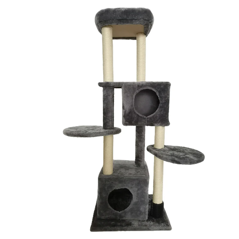 tour-d'arbre-a-chat-d'interieur-multi-niveaux-de-haute-qualite-avec-lits-sustentables-grattoir-pour-chat-en-sac-opp-chats-bien-ranges-vente-en-gros