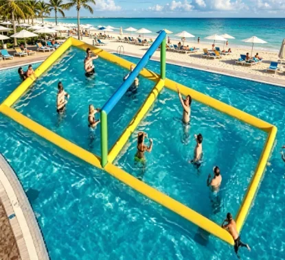 

Portable Durable Inflatable Court, Outdoor Gear for Football & Water Volleyball