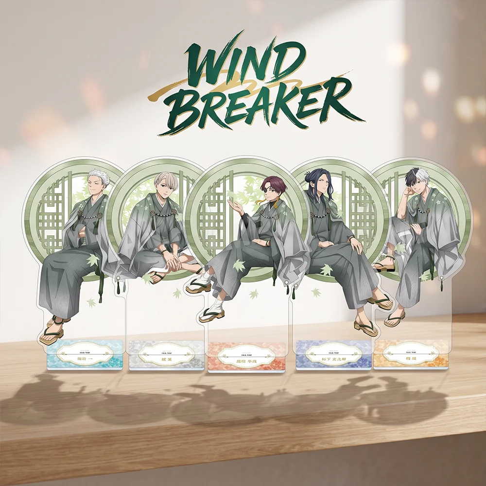 WIND BREAKER Sakura Ren Suo Hajime Round Window 15CM Acrylic Stand Keychain 2026 New Anime Stand Display Decor Collect Fan Gift