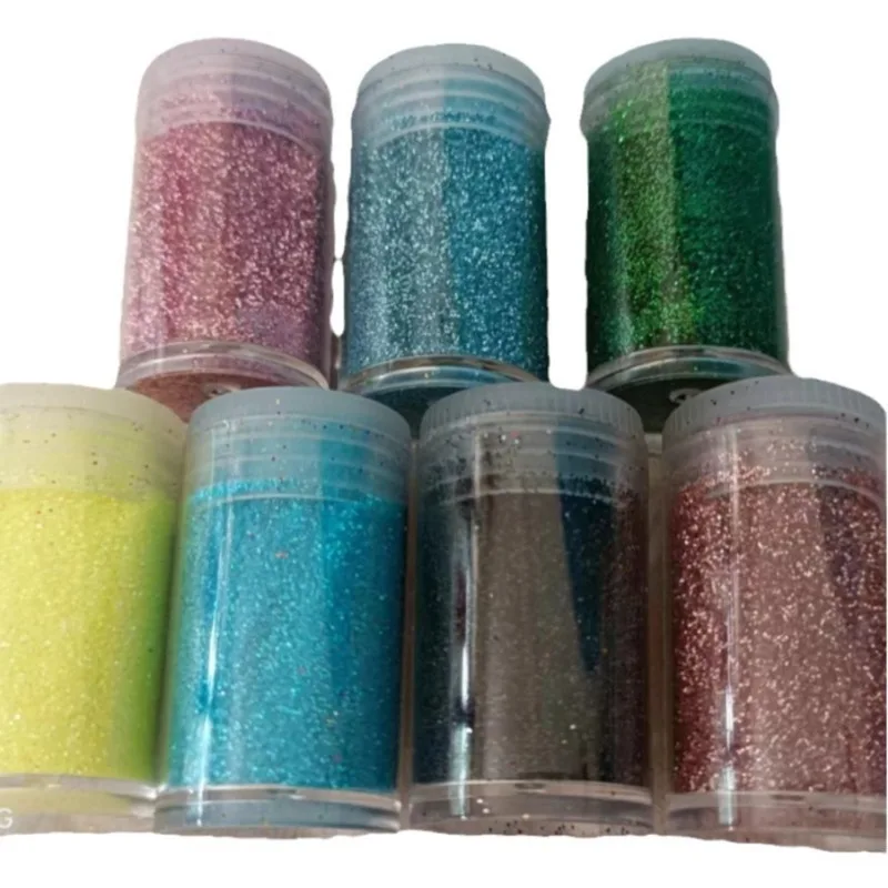 Ins New Gold หัวหอมผง 24 สีบรรจุขวด 10g โรงเรียนอนุบาลทําด้วยมือ DIY Shining Glitter เล็บอุปกรณ์เสริมสุขภาพความงาม