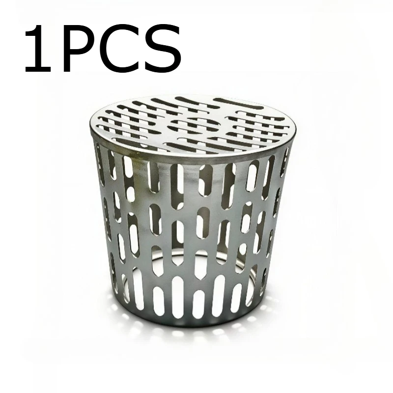 110 Pipe Hole Conical Floor Drain Filter Cylinder for Sewer Blockage Prevention Strip-shaped Stainless steel Side outlet floor