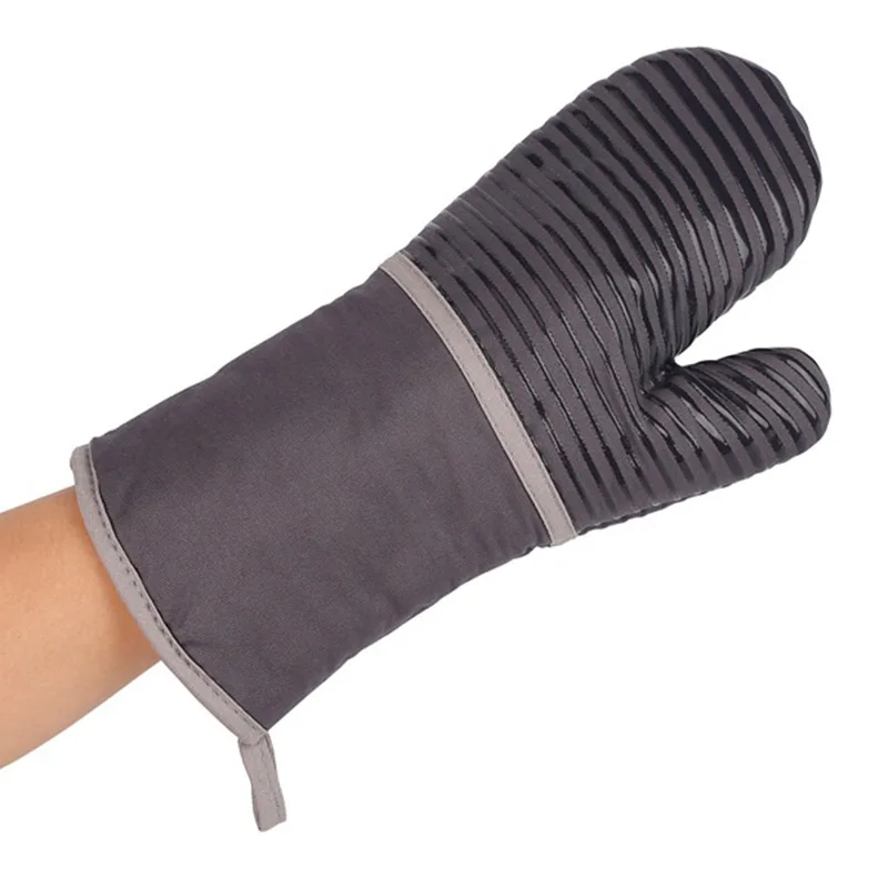 

1 Pair Oven Mitts With Quilted Cotton Lining Heat Resistant Up To 500 Degrees Fahrenheit Kitchen Gloves Flame Oven Mitt Set