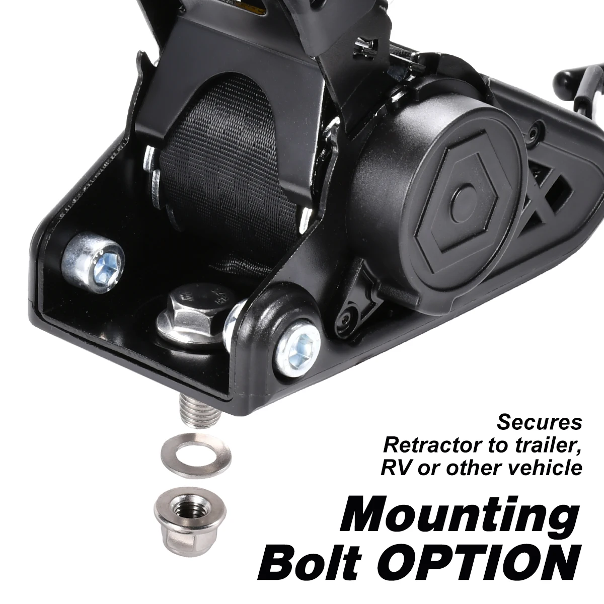 2 polegadas resistente 3300lbs bs bolt-on automático retrátil barco reboque transom amarrar cinta auto retrátil catraca cinta automática