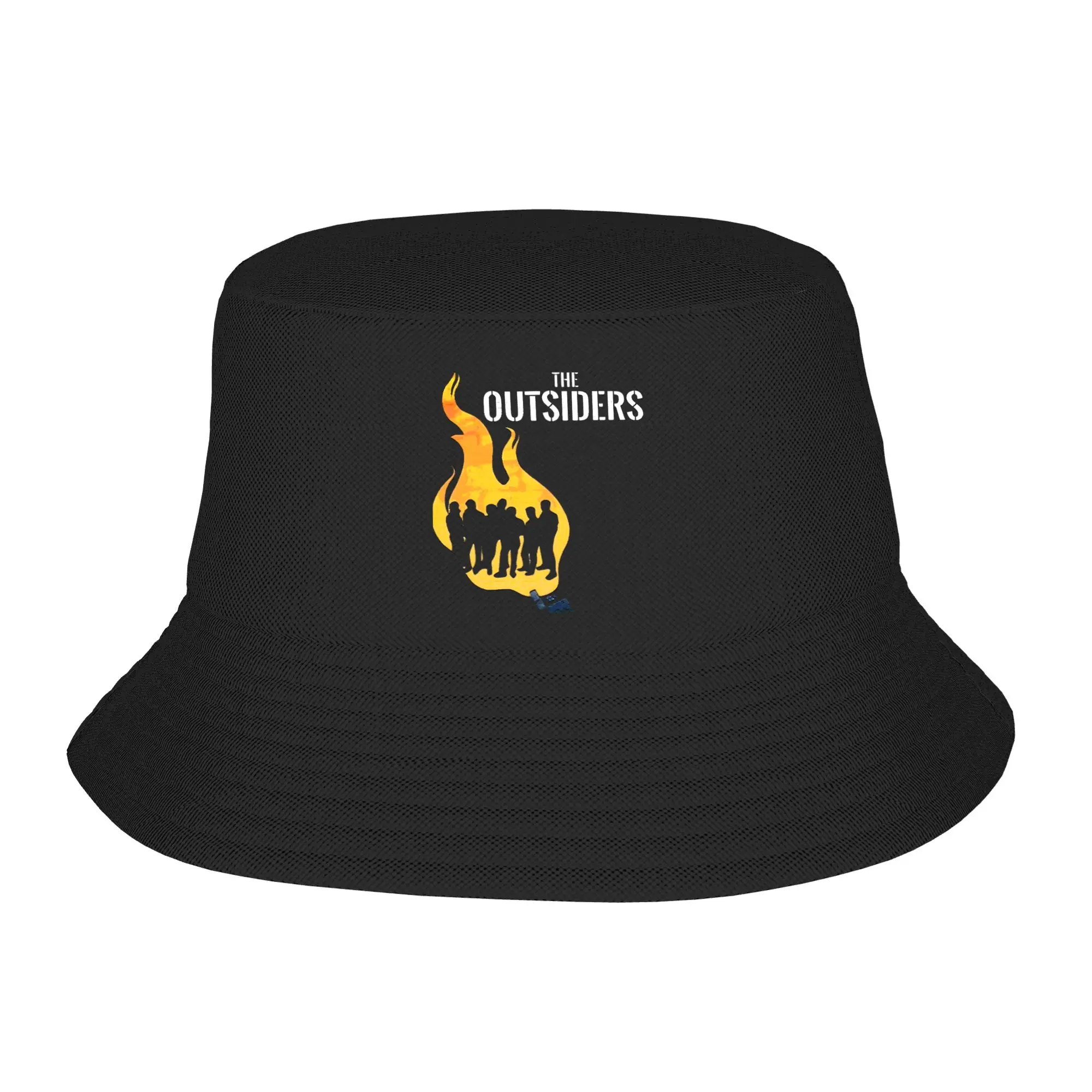 The Outsiders Bucket Hat For Men Women  Fisherman Hats Classic Travel Hiking Caps Foldable Hawaii Pattern Sun Hats