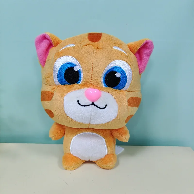 6PC 15cm Talking Tom And Friends Plush Toys Doll Kawaii Talking Tom Angela Hank Ginger Ben Claw Machine Dolls Can\'t Talk Version