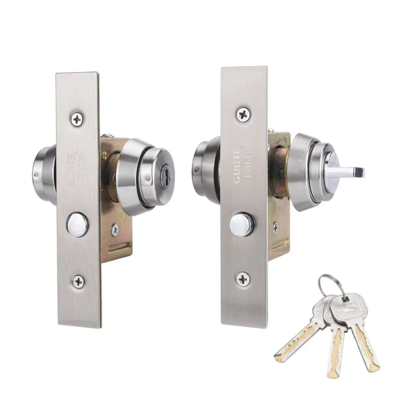 قفل باب بإطار زجاجي معدني ، زنبرك أرضي ، قفل باب غير مرئي ، أقفال أبواب مخزن ومكتب ، ملحقات أجهزة مع مفتاح #4