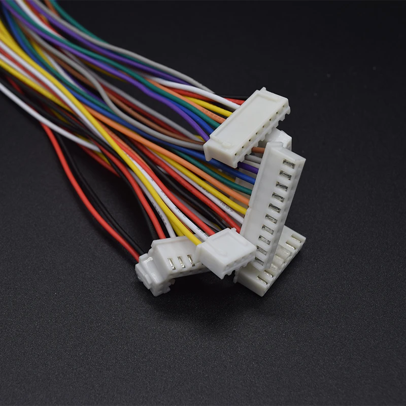 10PCS 1.0 1.25 1.5 2.0 2.54 SH/JST/ZH/PH/XH 1.0MM 1.25MM 1.5MM 2.0MM 2.54MM female plug connector with wire 2PIN /3/4/5/6/7/10P view 3