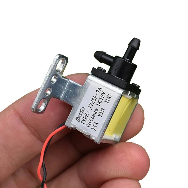 JYZSF-7A Normally Open DC 12V Siphon Type Drain Solenoid Valve 2-Position 2-Way Water Air Flow Control Valve DIY Sweeper Robot