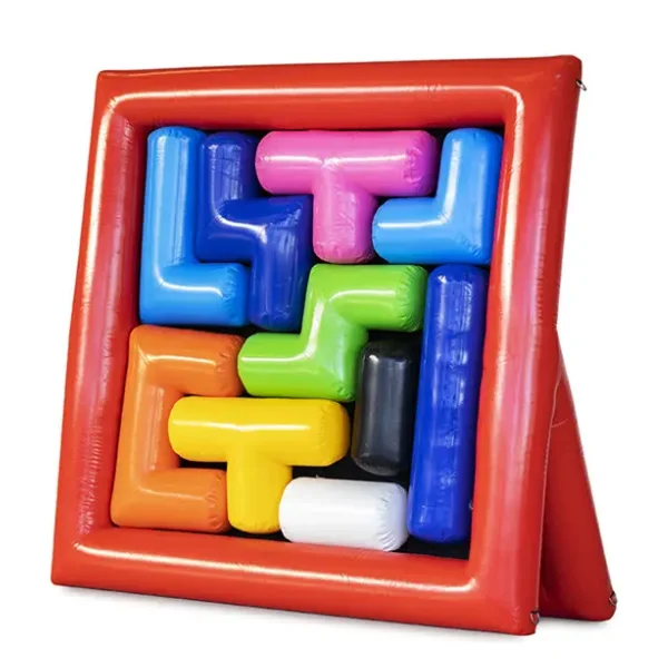 Popular Big Block Puzzle Game Kids Toy Inflatable Sport Team Building Game Inflatable Puzzle Games Blocks for Party