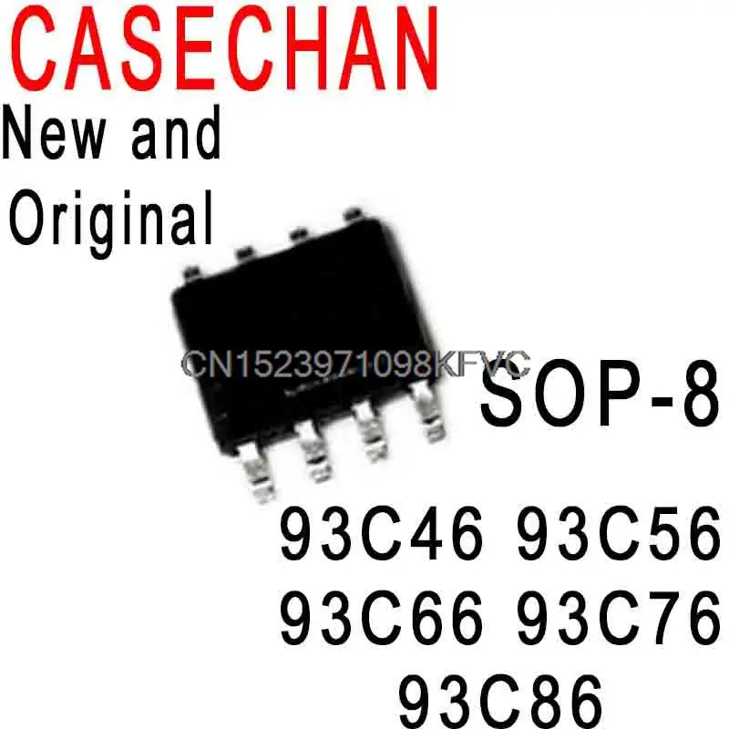 5-10PCS New and Original  SOP-8  Automobile instrument speed control memory chip  In Stock  93C46 93C56 93C66 93C76 93C86