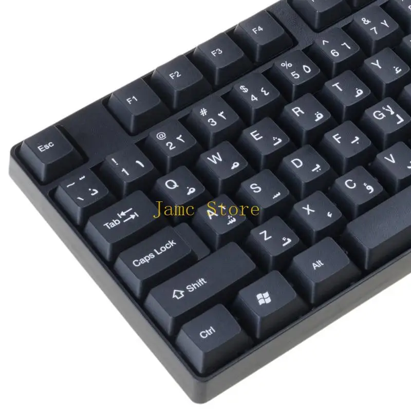 LX0B Quality USB Arabic/English Bilingual Keyboard for Tablet/for Windows PC