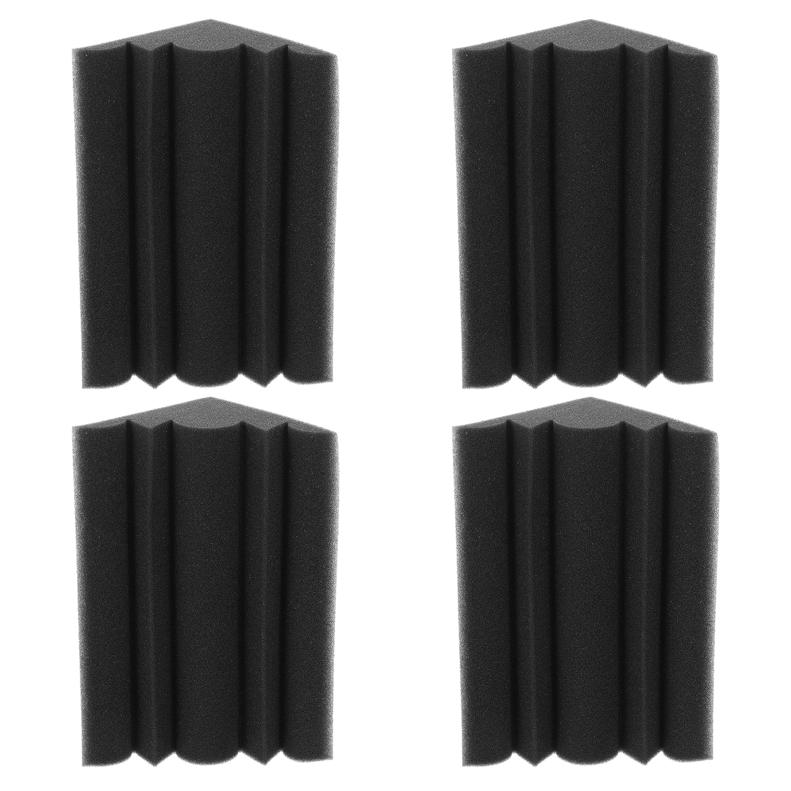 

4pcs Sound Absorbing Cotton Acoustic Panels Soundproof Material Studio Recording Equipment Corner Bass Trap