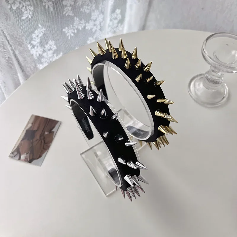 legal-spikes-bandana-cravado-gotico-rebites-faixas-de-cabelo-cosplay-cocar-para-homens-mulheres-prata-dourado