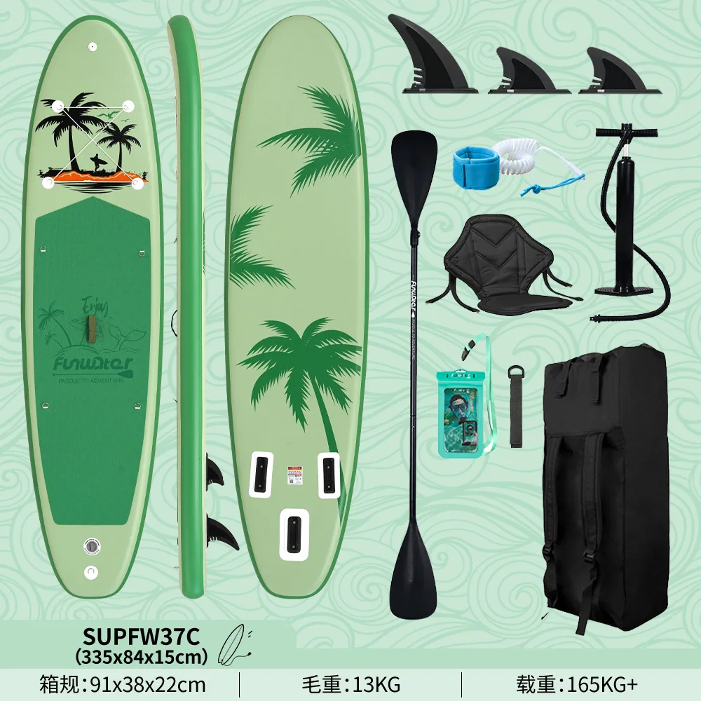 

New Design Wholesale Wakeboard Inflatable Stand Up Paddle Board Sup Longboard Surfing Surfboard Water Sports 335cm