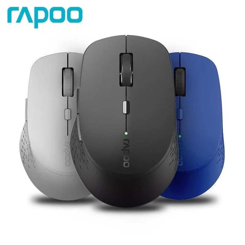 Rapoo 무선 멀티 모드 무음 마우스, 1600 DPI 광학 블루투스 마우스, 태블릿 노트북 컴퓨터 PC 2.4G 마우스용, M300G  Best5