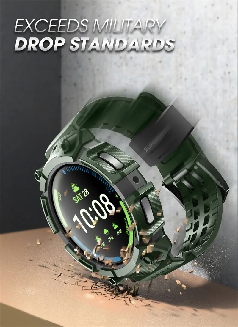 SUPCASE für Samsung Galaxy Watch 5 Pro Hülle 45 mm (2022) UB Pro Robuste Schutzhülle mit Armbändern für Galaxy Watch 5 Pro – Detail 16