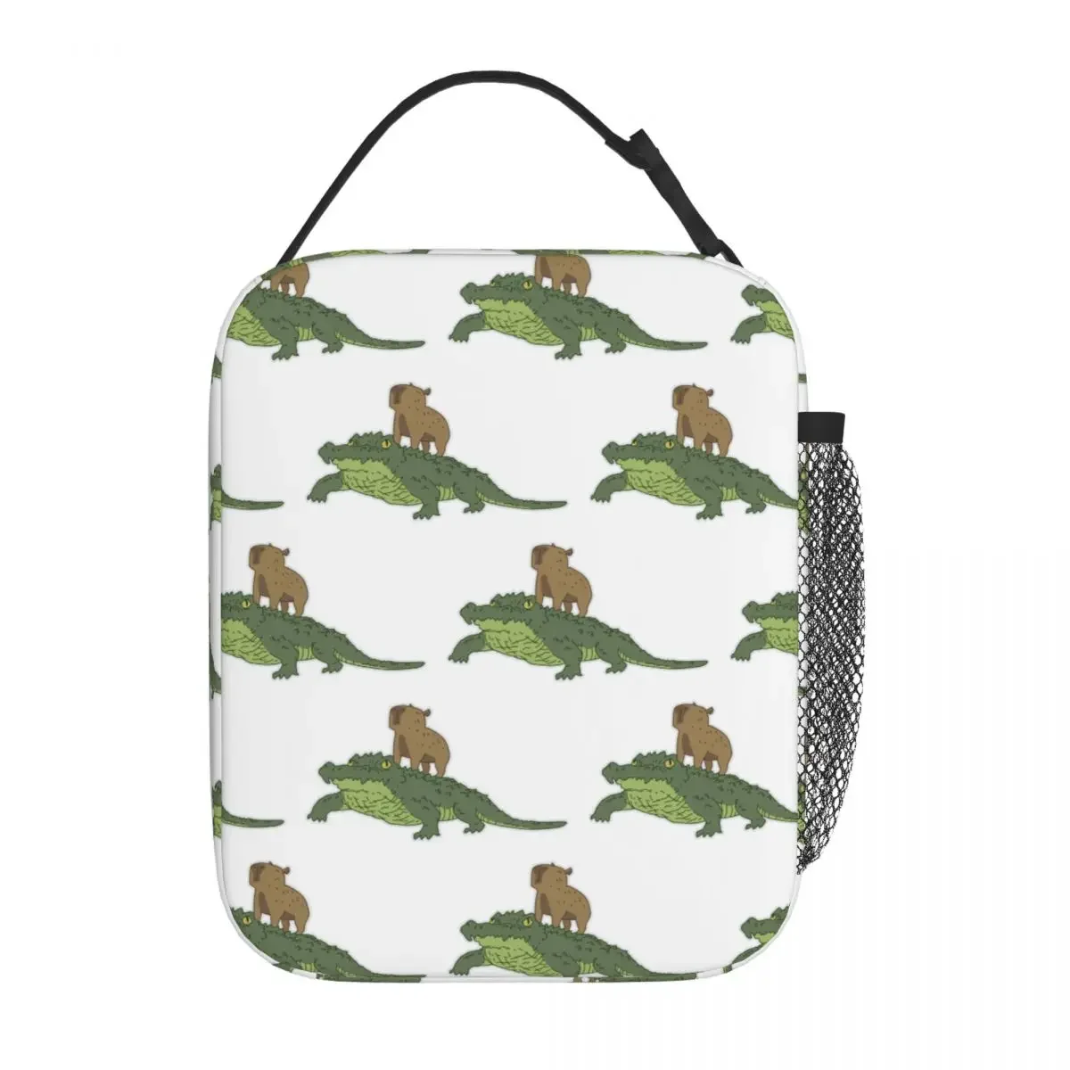 This Is How I Roll Capybara Insulated Lunch Bag Cooler Lunch Container Leakproof Tote Lunch Box Food Storage Bags College Picnic