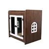 Dog Cage Outdoor Cat Dog House for Pet Dogs Houses Design Wooden Carton Packing Fashion Floral Pet Furniture Sustainable Zipper