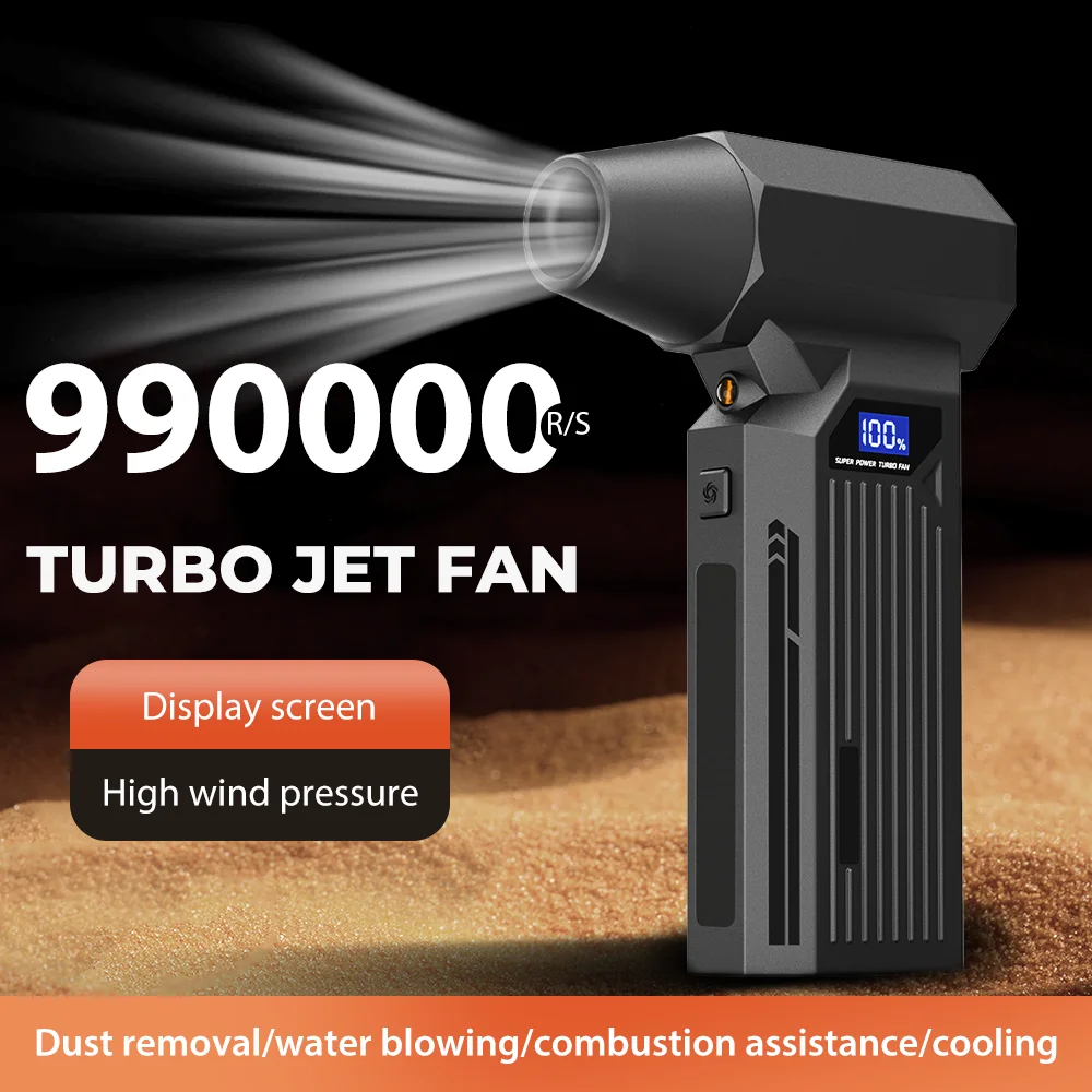 

Z2 Powerful Air Blower 300000RPM Brushless Violent Fan Dust Cleaner Strong Winds 52m/s Turbo Jet Blower With 5 Wind Nozzles