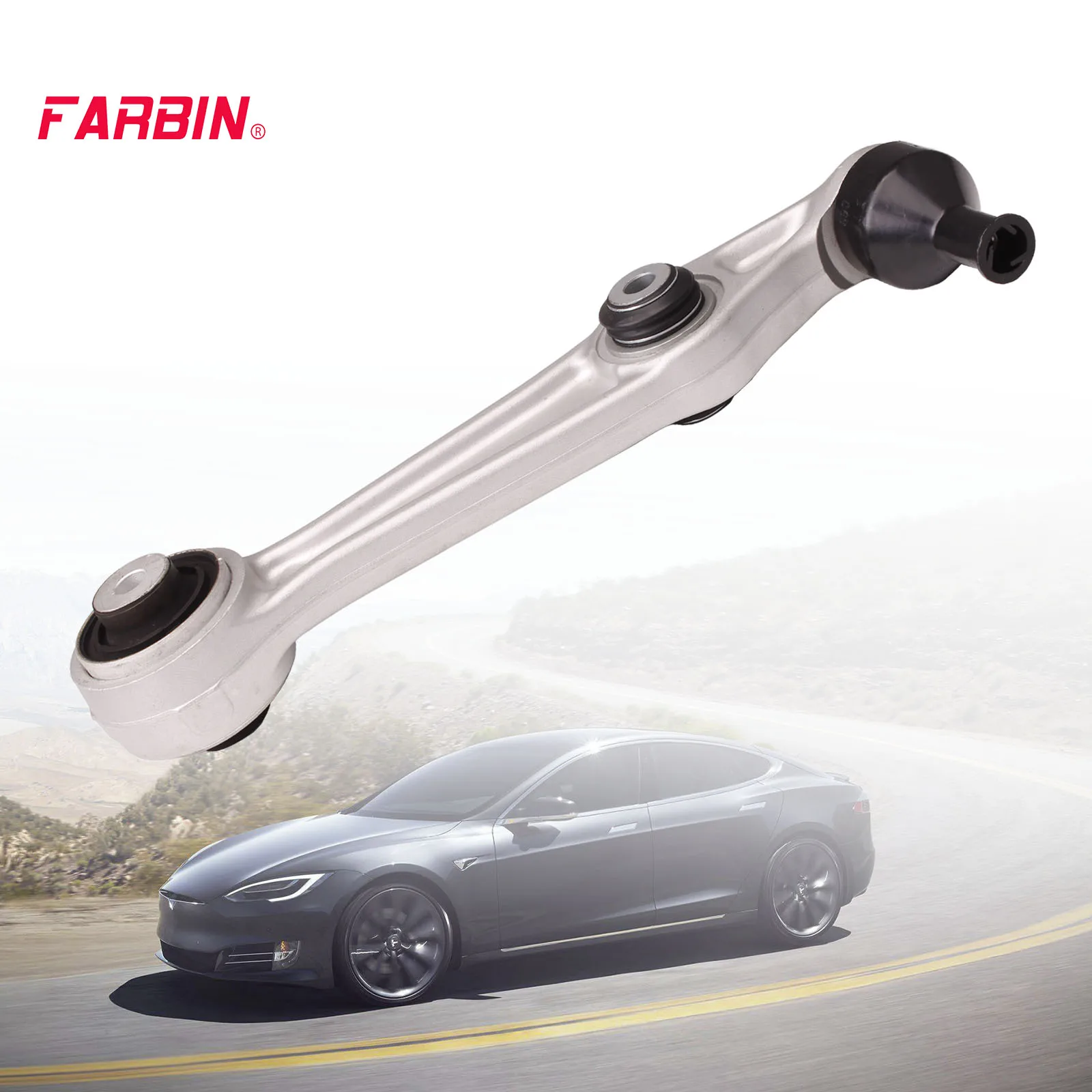 FARBIN New/Old Style Front Left Right Lower Suspension Control Arm Straight Special For Tesla Model S 1048951-00-C 1027351-00-C