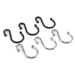 Metal Clothes Hanger S Hook Shower Curtain Hook Kitchen Hanger Hook Metal S-hook Bathroom Accessories