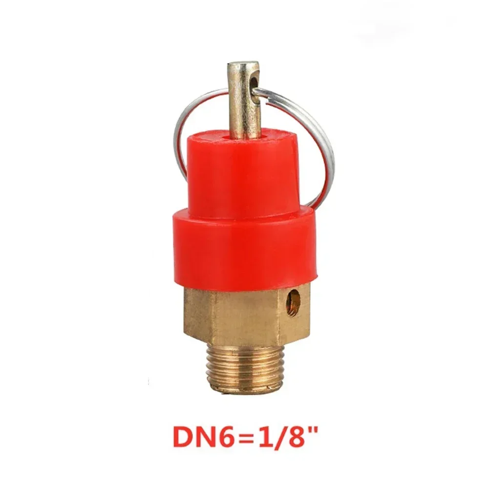 1pc 1/8 1/4 120PSI Air Compressor Safety Relief Valve Safety Relief Valve Pressure Release Regulator For Pressure Piping