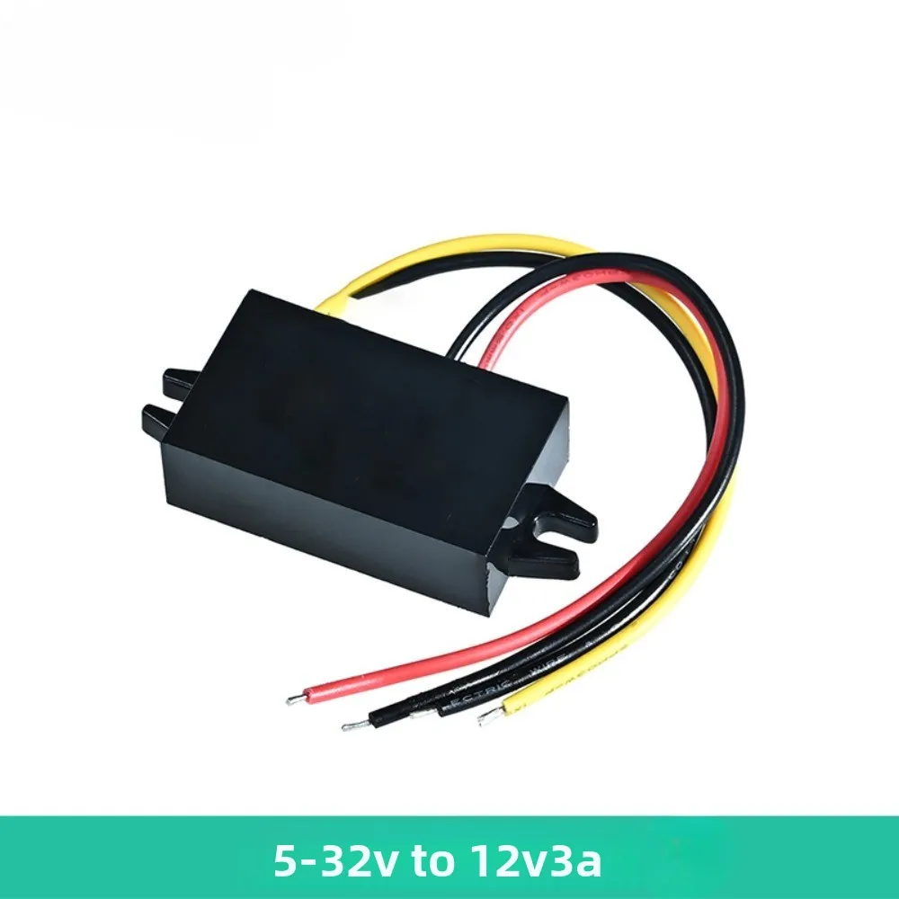 

5-32V to 12V 1A-5A DC-DC Converter 12v Voltage Stable Regulator Automatic Step Up Down Boost Buck Power Converter