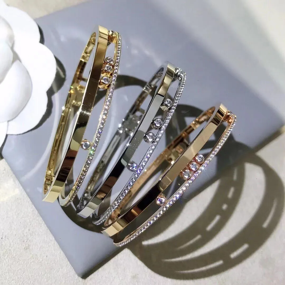 

2025 классические хит продаж A5 класса циркон Lucky мужские и женские браслеты ювелирные изделия, комплект с раздвижными бриллиантами, праздничные подарки для вечеринок