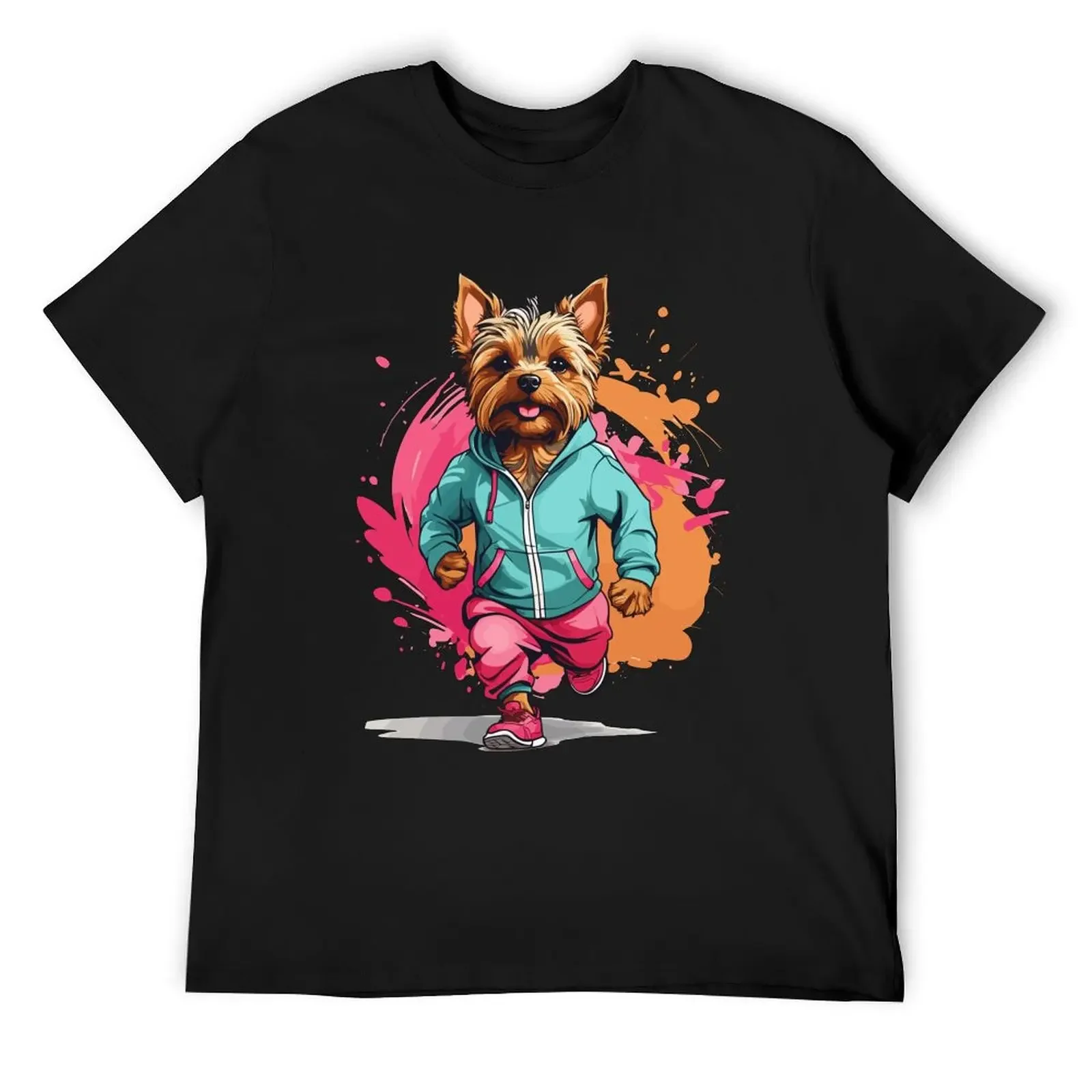 Yorkshire Terrier Dog Aesthetic Streetwear T-Shirt summer tops basketball graphic tees oversized graphic tee anime shirts men