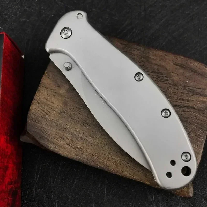 KS 1730 Folding Pocket Knife 8Cr13Mov Blade Quality Outdoor EDC Camping Hiking Knife Survival Hunting Tool Gift