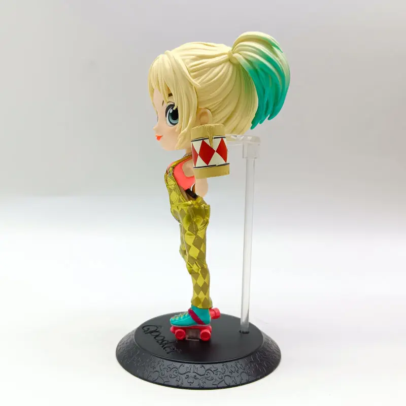 Figura de quadrinhos japoneses pássaros da prey harley quinn harley quinn modelo de jogo moderno decoração bandai estátua ornamentos periféricos