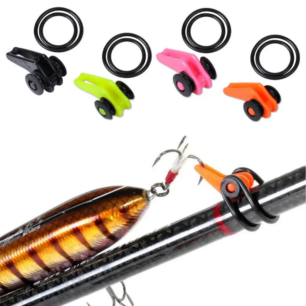 Plastic Fishing Hook Secure Keeper Holder Lure Accessories Jig Hooks Safe Keeping For Fishing Rod Tool Bait Casting