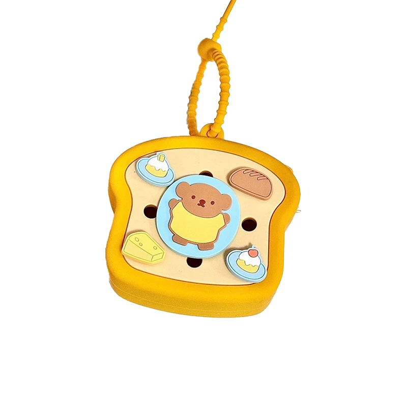 Coin Purse Kawaii Miffy Boris Series Multifunctional Mini Storage Bag Creative Silicone Rubber Anime Accessories Perfect Present
