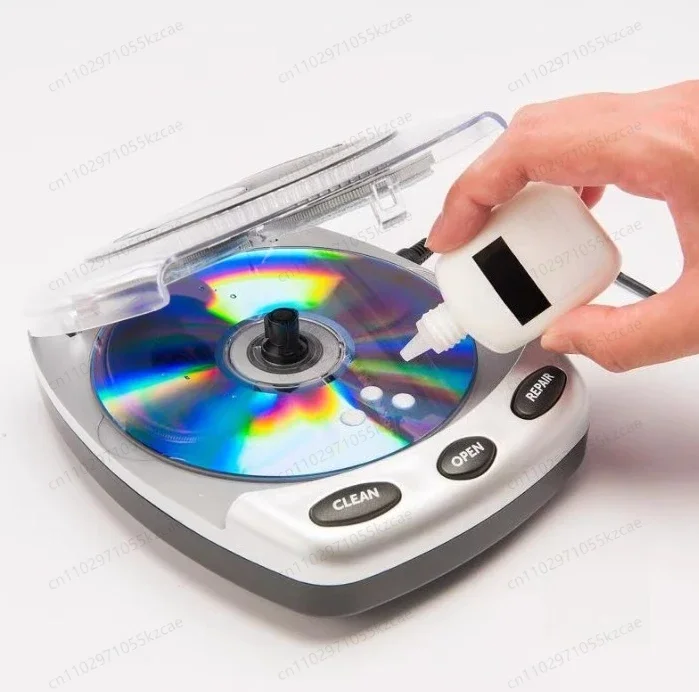 Electric CD DVD Disc Cleaner, Automatic Scratch Repair and Restoration Machine