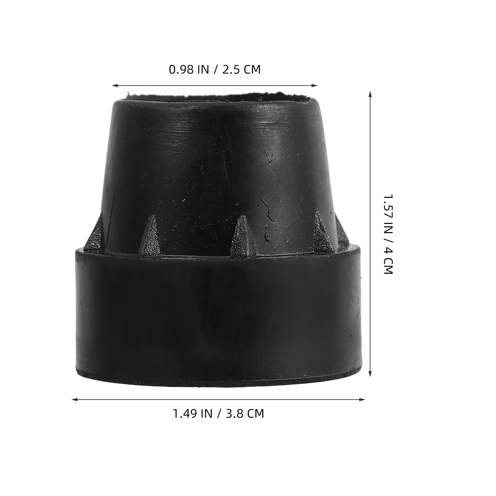 

10pcs Anti-Slip Cover For Mini Trampoline Replacement Tube Trampoline Leg Replacement Tube Legs Caps Rebounder Accessories Black