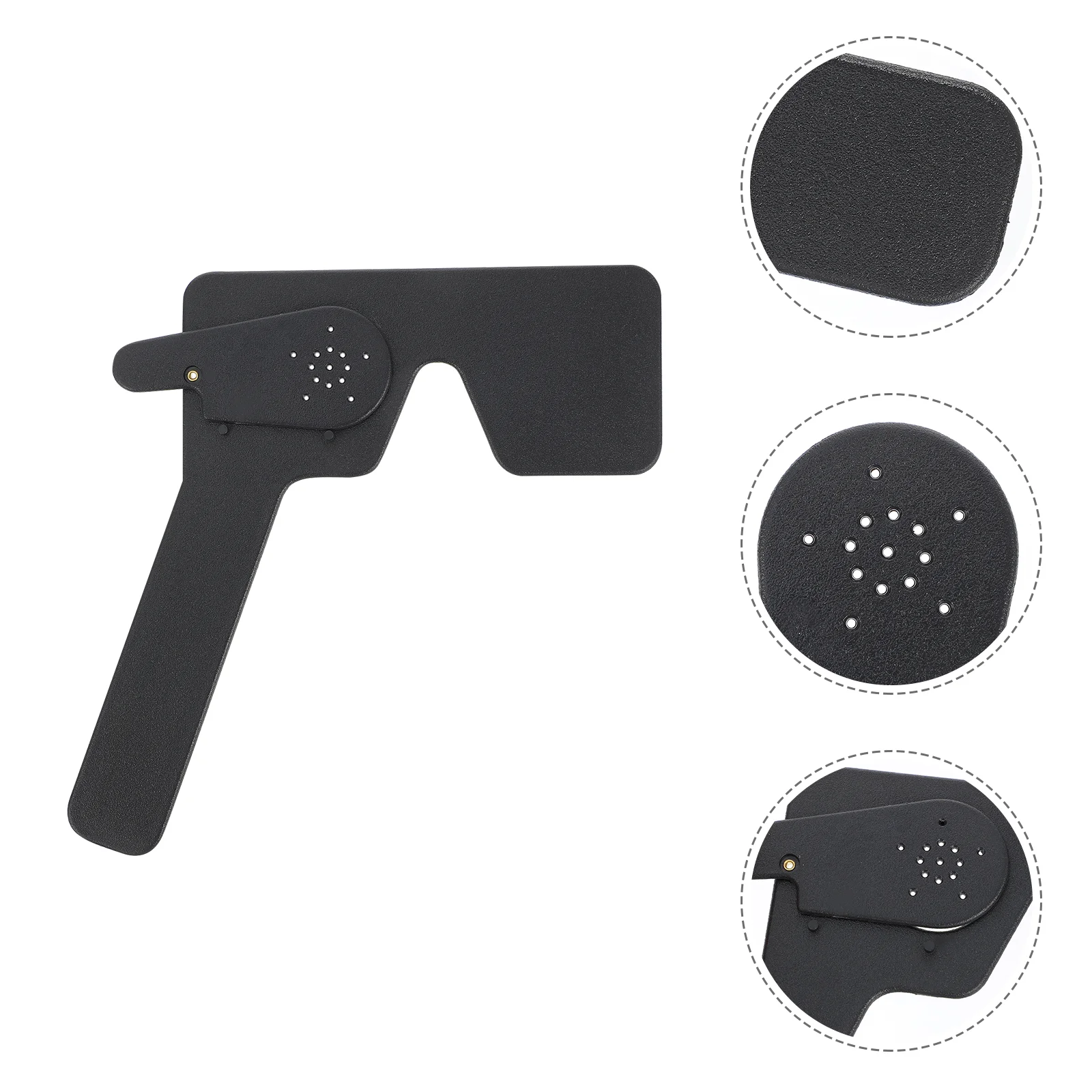 Blindfold Eye Chart Accessory Handheld Patch Professional Astigmatism Test Vision Tool Pinhole Exam Optometry Eyesight Plastic