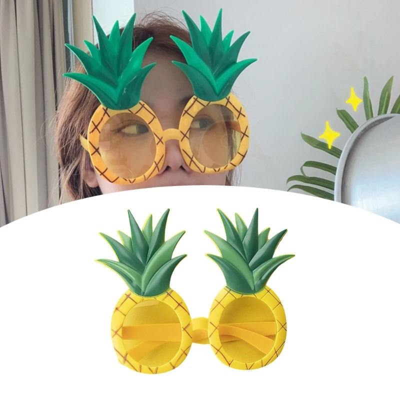 

Pineapple Sunglasses,Fruit Glasses Novelty Sunglass Funny Hawaiian Luaus Party Eyeglasses Pineapple Fruit Glasses