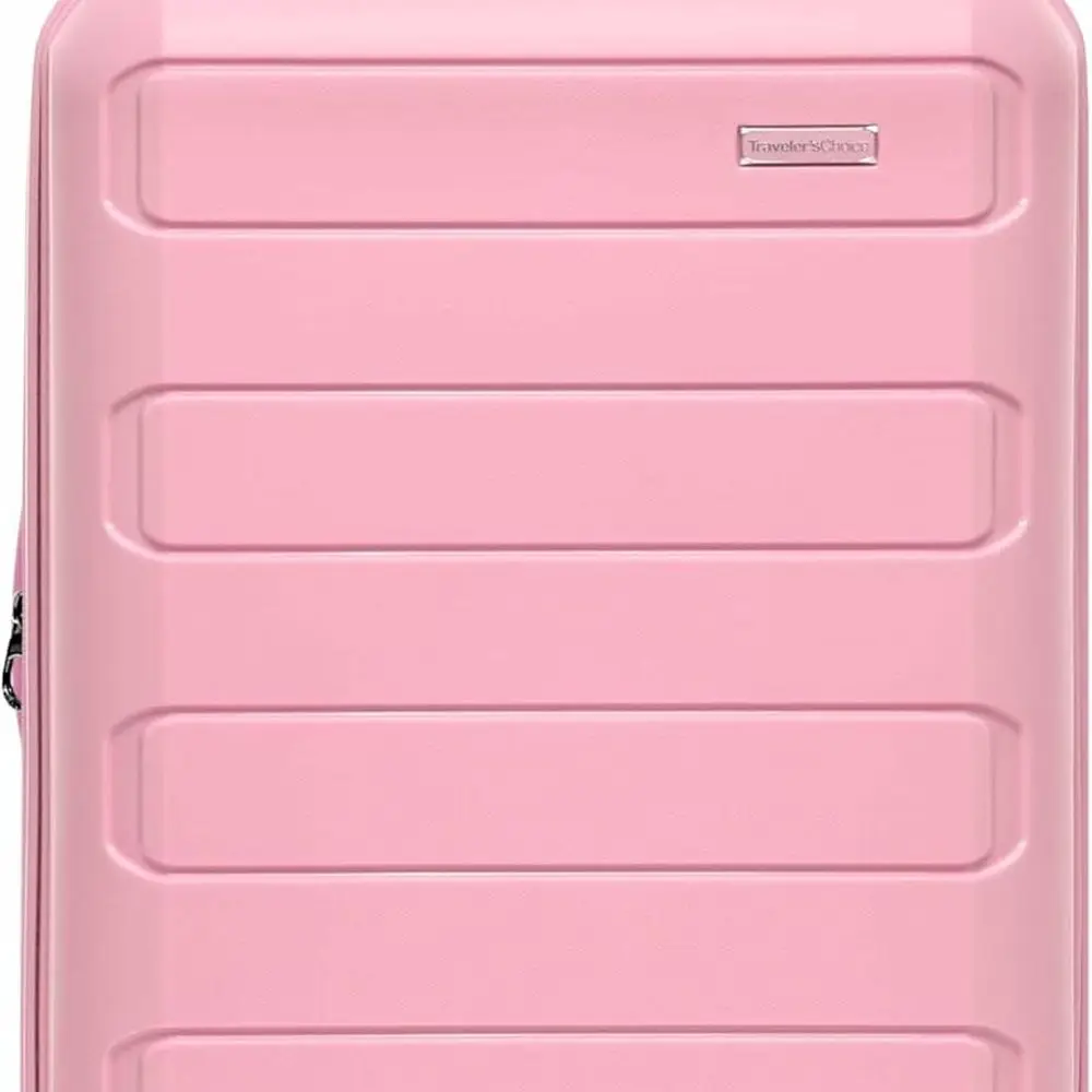 Pink 22 Expandable Hardshell Spinner Carry-On Luggage - Traveler's Choice Pagosa