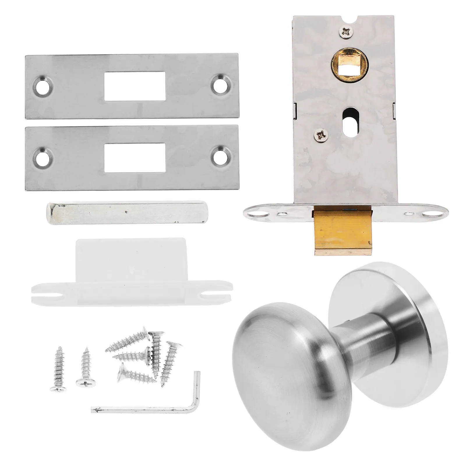 

Невидимая ручка-замок для дверей, без ключа, из нержавеющей стали, для межкомнатных дверей, спален, общежитий, квартир, мебельных шкафов