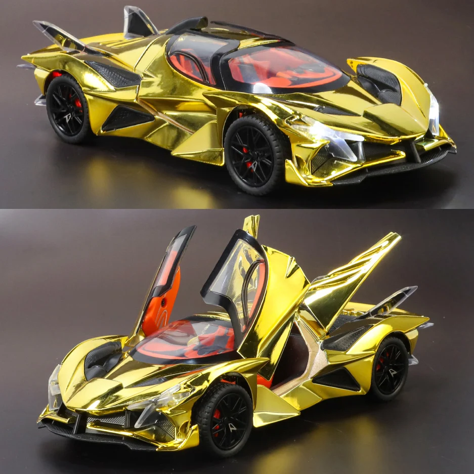APOLLO EVO – voiture en alliage moulé sous pression, échelle 1/24, jouet à collectionner, cadeaux pour enfants