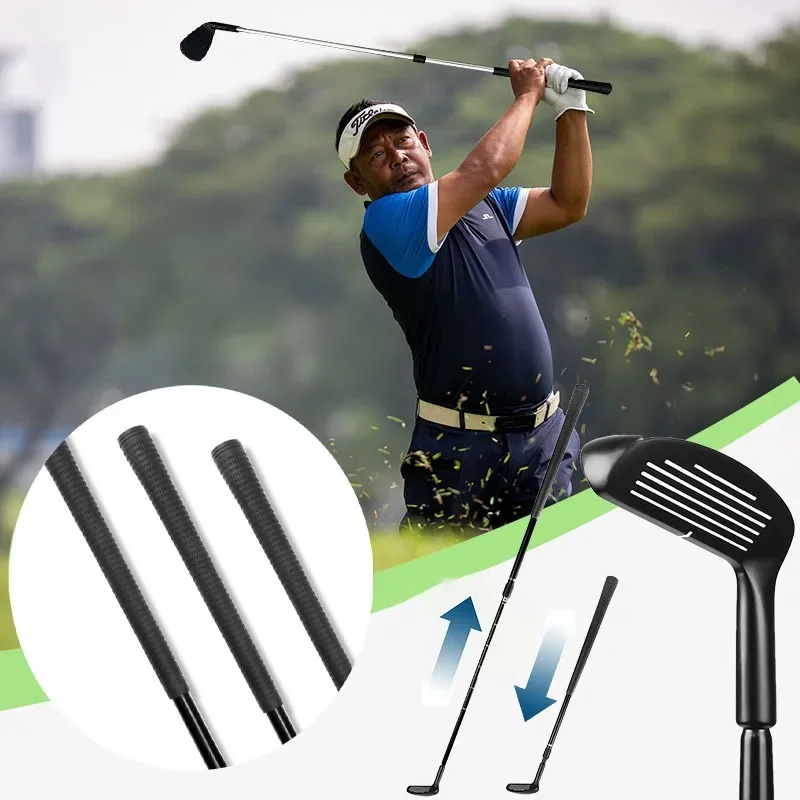 

Adjustable Telescopic Golf Club Double Sides Chipper Golf Retractable Putter Right Handed Or Left Handed Black Kids Adult Access