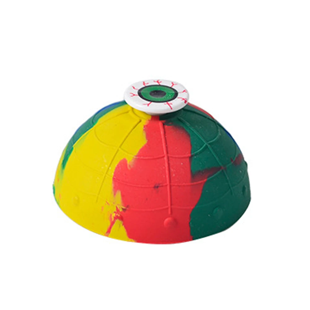 Kinder Outdoor Hip Hop Camouflage Rotierende Hüpfschüssel Spielzeug – Neuartiges, halbseitiges Springen, druckbeständiges Kinder-Spaßspielzeug