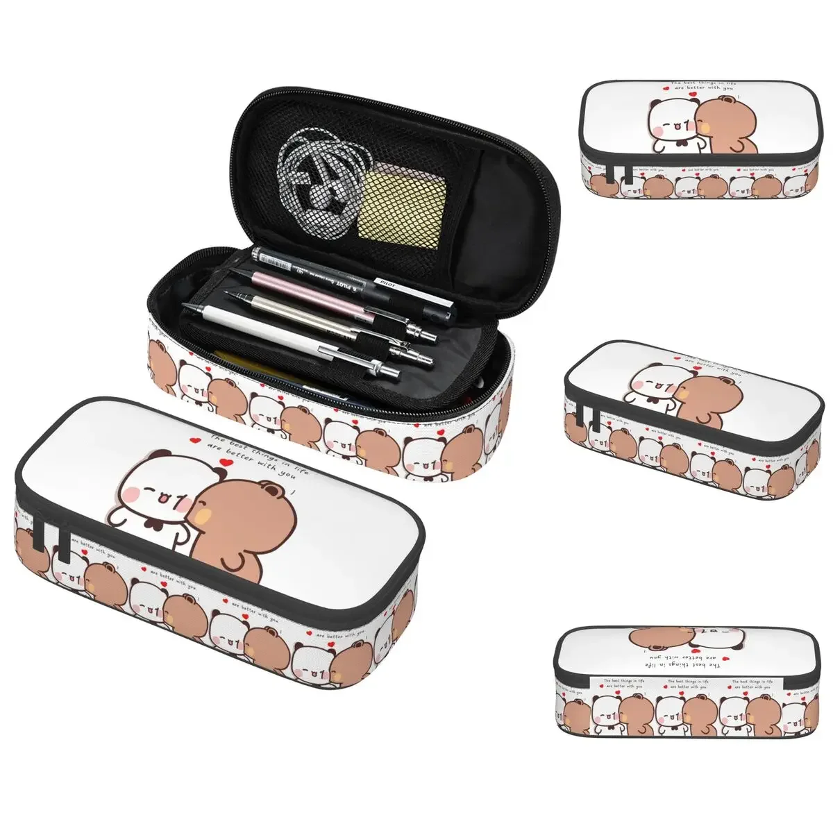 

Peach And Goma Bubu Dudu Balloon Pencil Case for Students School Pen Box Pencil Bag Stationery Supplies Pen Holder Bag