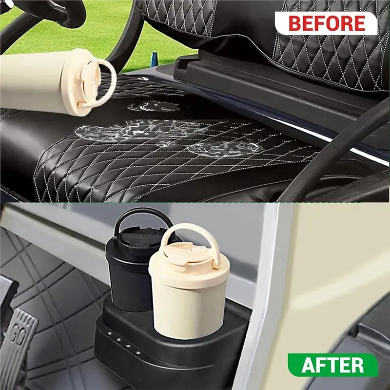 [NEW!ABKG】 For Golf Cart Accessories Dual Cup Holder Kit 1016811 101708301 For 1993-Up Models