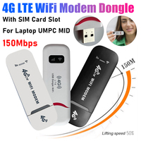 150Mbps USB Wi-Fi Adapter Dongle With SIM Card Slot Wireless 4G Mobile Router Portable Pocket WiFi LTE Modem For Laptop UMPC MID