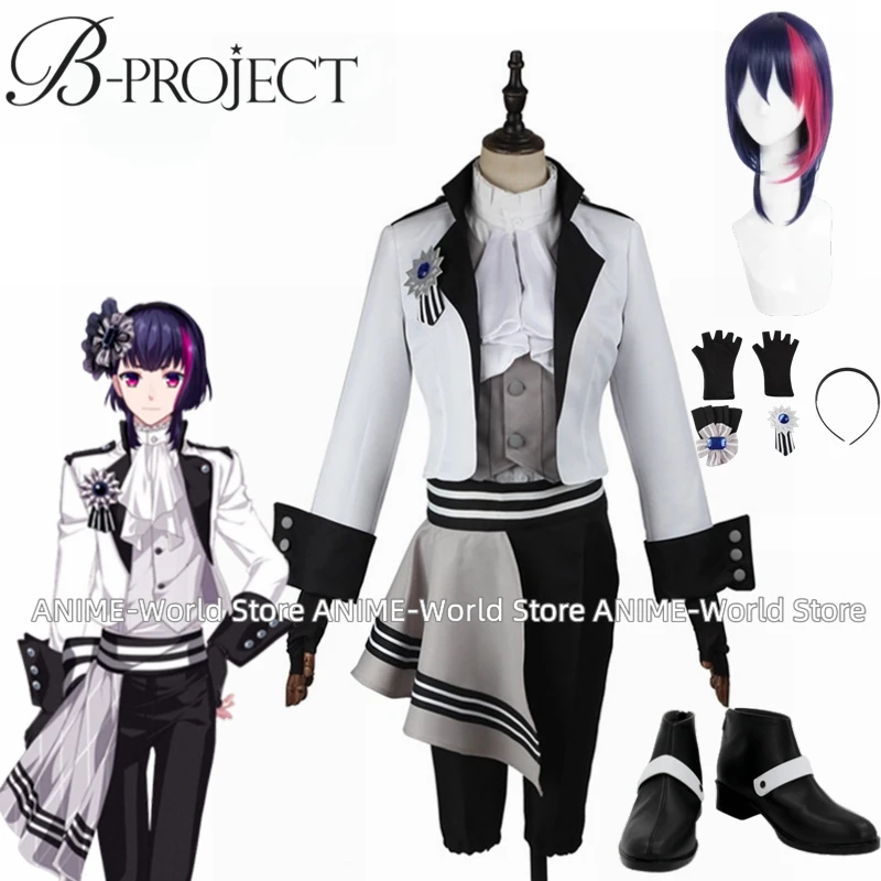 

B-project Korekuni Ryuji Cosplay Costume Carnival Uniform Cosplay Costume Custom Size Any Size Shoes Wig