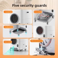 Fresh Air Deodorizing Smart Cat Litter Box Large Capacity Automatic Cat Litter Box APP Control Self-cleaning Cat Toilet