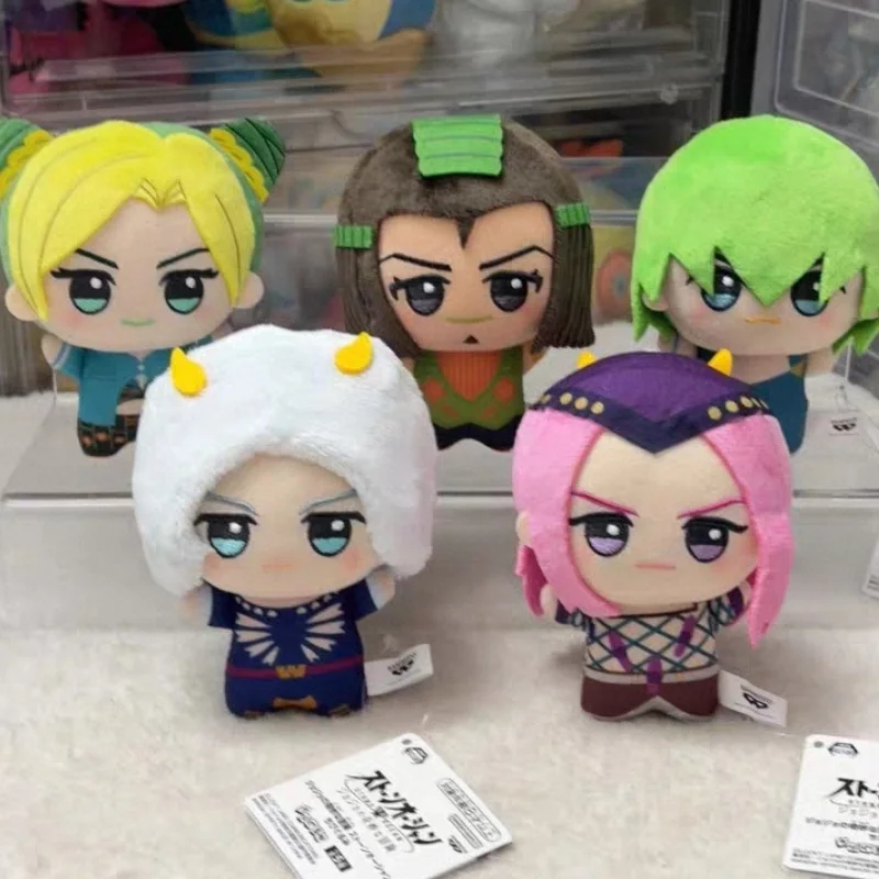 New Banpresto Jojo'S Bizarre Adventure Stone Ocean Plush-Like Texture Keychain Cuddly Kujo Jolyne Soft Stuffed Doll Accessory
